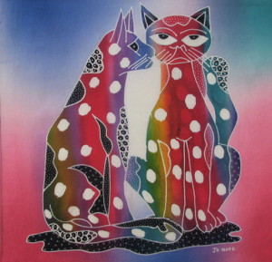 Whispering Cats panel #81 18x20